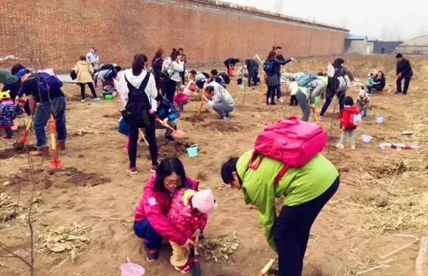 NYC紐約國際天津熙悅匯購物中心：【精彩回顧】”不負春光不負你”—NYC植樹行